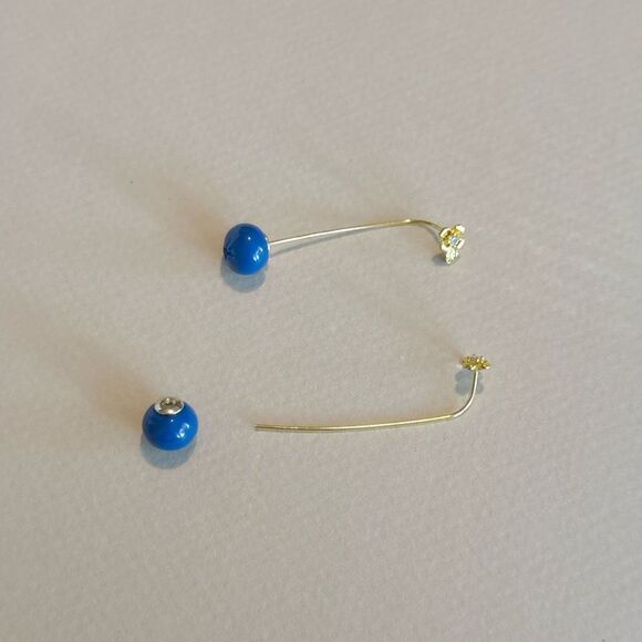 Blueberry Earrings S865 - Picture 7 of 7